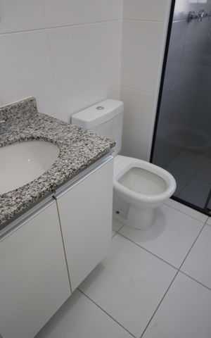 Apartamento para alugar com 90m², 3 quartos e 2 vagasBanheiro da Suíte 1
