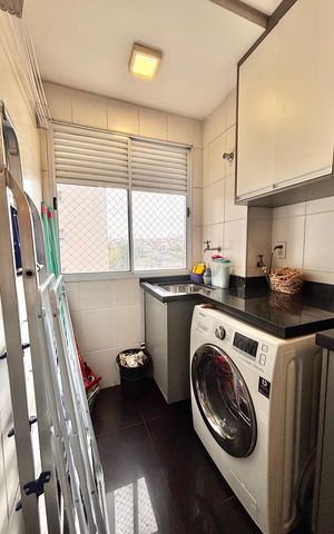 Apartamento à venda com 49m², 2 quartos e 1 vaga Apartamento à venda com 49m², 2 quartos e 1 vagaLavanderia