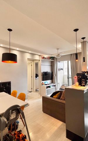 Apartamento à venda com 49m², 2 quartos e 1 vaga Apartamento à venda com 49m², 2 quartos e 1 vagaSala