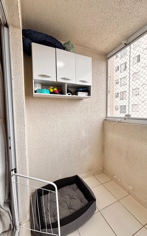 Apartamento à venda com 49m², 2 quartos e 1 vaga Apartamento à venda com 49m², 2 quartos e 1 vagaSacada