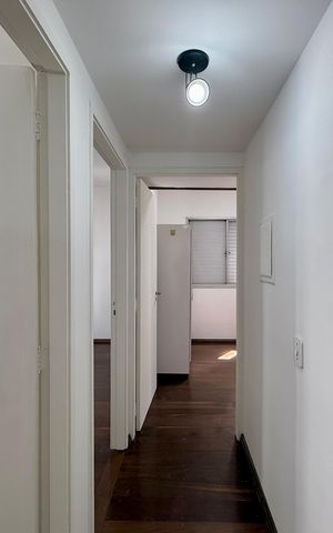 Apartamento para alugar com 71m², 3 quartos e 2 vagasCorredor Quartos 