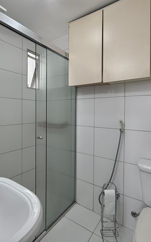 Apartamento para alugar com 71m², 3 quartos e 2 vagasBanheiro 