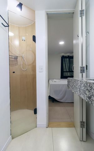 Apartamento à venda com 36m², 1 quarto e 1 vaga Apartamento à venda com 36m², 1 quarto e 1 vagaSuíte - Banheiro