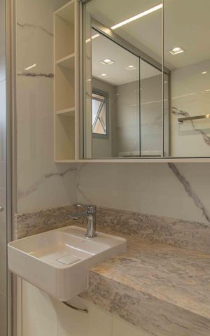 Apartamento à venda com 146m², 3 quartos e 2 vagas Apartamento à venda com 146m², 3 quartos e 2 vagasBanheiro da Suíte 3
