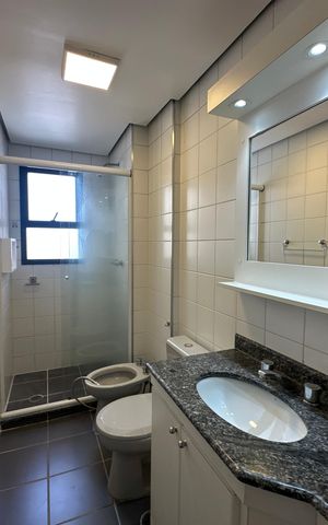 Apartamento para alugar com 84m², 3 quartos e 2 vagas Apartamento para alugar com 84m², 3 quartos e 2 vagasBanheiro da Suíte