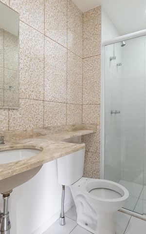 Apartamento à venda com 46m², 2 quartos e 1 vagaBanheiro