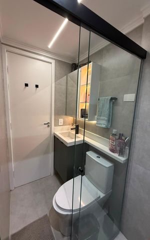 Apartamento para alugar com 43m², 2 quartos e 1 vagaBanheiro