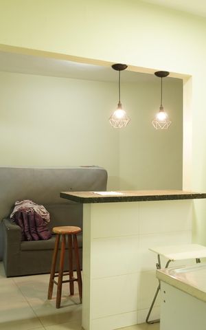 Casa para alugar com 90m², 2 quartos e 1 vagaSala e Cozinha