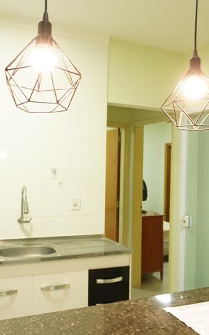 Casa para alugar com 90m², 2 quartos e 1 vagaSala e Cozinha