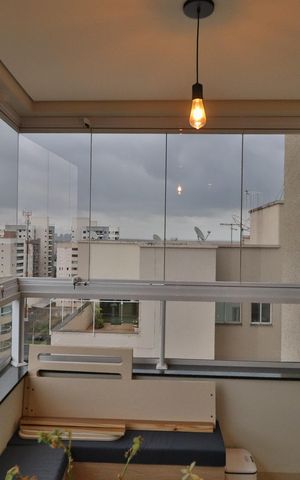 Apartamento para alugar com 77m², 2 quartos e 2 vagasVaranda gourmet