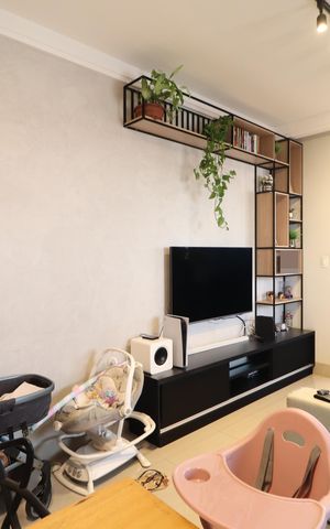 Apartamento para alugar com 77m², 2 quartos e 2 vagasSala