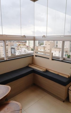 Apartamento para alugar com 77m², 2 quartos e 2 vagasVaranda gourmet
