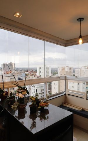 Apartamento para alugar com 77m², 2 quartos e 2 vagasVaranda gourmet