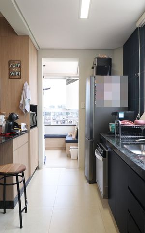 Apartamento para alugar com 77m², 2 quartos e 2 vagasCozinha
