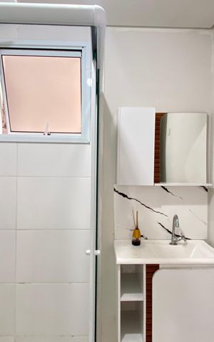 Apartamento para alugar com 52m², 2 quartos e 1 vaga Apartamento para alugar com 52m², 2 quartos e 1 vagaBanheiro