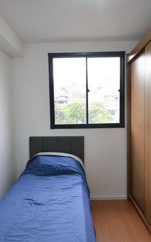Apartamento à venda com 39m², 2 quartos e 1 vagaQuarto 1