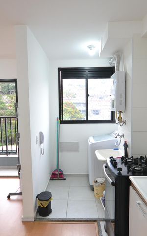 Apartamento à venda com 39m², 2 quartos e 1 vagaCozinha e Área de Serviço