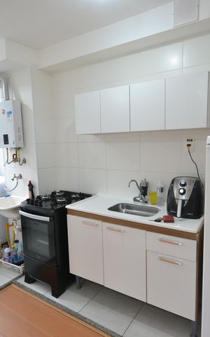 Apartamento à venda com 39m², 2 quartos e 1 vagaCozinha e Área de Serviço