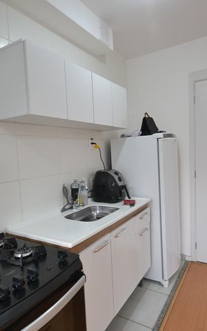 Apartamento à venda com 39m², 2 quartos e 1 vagaCozinha e Área de Serviço