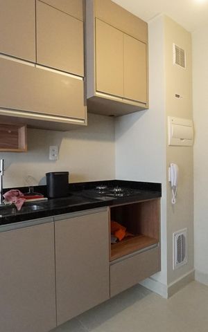 Studio para alugar com 25m², 1 quarto e sem vagaCozinha