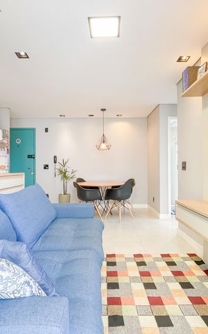 Apartamento à venda com 58m², 2 quartos e 1 vaga Apartamento à venda com 58m², 2 quartos e 1 vagaSala