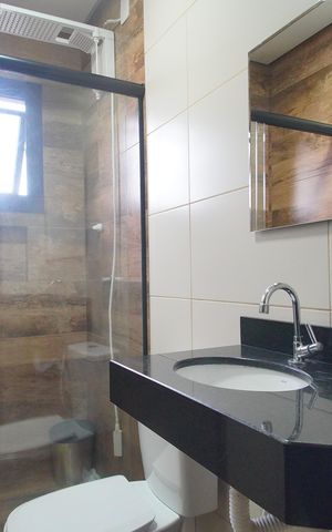 Studio para alugar com 28m², 1 quarto e sem vagaBanheiro