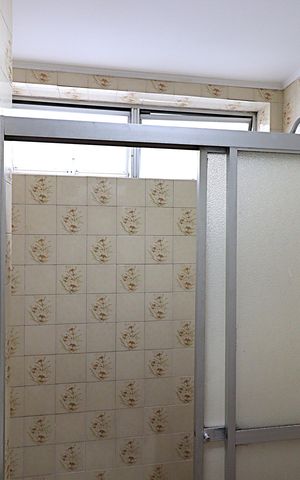 Apartamento para alugar com 44m², 1 quarto e sem vagaBanheiro 