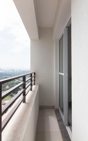 Studio para alugar com 28m², 1 quarto e sem vagaVaranda