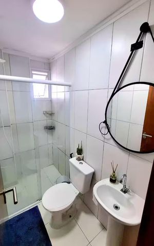 Apartamento para alugar com 72m², 2 quartos e 1 vaga Apartamento para alugar com 72m², 2 quartos e 1 vagaBanheiro 1