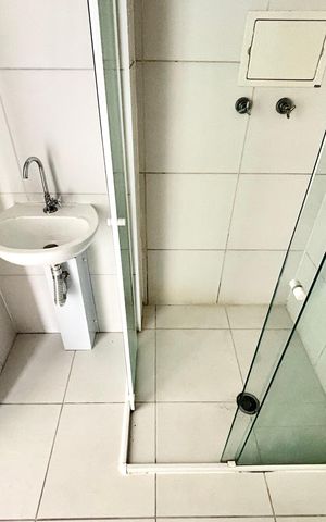 Studio para alugar com 23m², 1 quarto e sem vaga Studio para alugar com 23m², 1 quarto e sem vagaBanheiro