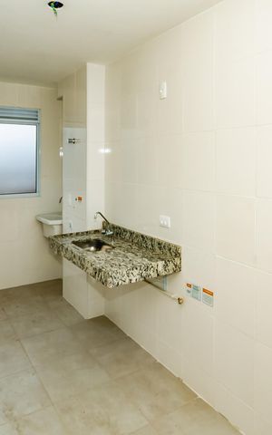 Apartamento à venda com 49m², 2 quartos e 1 vagaCozinha e Área de Serviço