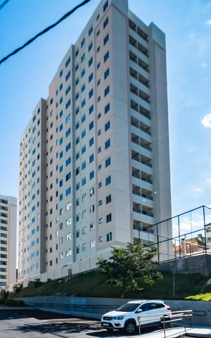 Apartamento à venda com 49m², 2 quartos e 1 vagaFachada do bloco