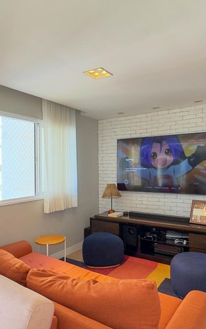 Apartamento à venda com 123m², 3 quartos e 2 vagas Apartamento à venda com 123m², 3 quartos e 2 vagasSala