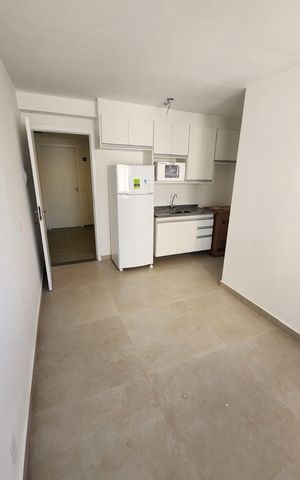 Apartamento para alugar com 24m², 1 quarto e sem vaga Apartamento para alugar com 24m², 1 quarto e sem vagaSala