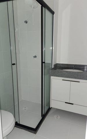 Apartamento para alugar com 24m², 1 quarto e sem vaga Apartamento para alugar com 24m², 1 quarto e sem vagaBanheiro