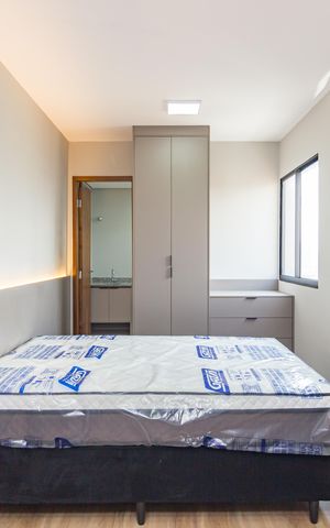 Studio à venda com 25m², 1 quarto e sem vaga Studio à venda com 25m², 1 quarto e sem vagaQuarto