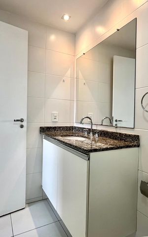 Apartamento para alugar com 74m², 2 quartos e 1 vaga Apartamento para alugar com 74m², 2 quartos e 1 vagaBanheiro da Suíte