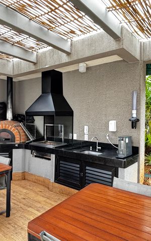 Apartamento à venda com 73m², 2 quartos e 2 vagas Apartamento à venda com 73m², 2 quartos e 2 vagasÁrea comum - Churrasqueira