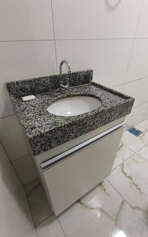 Apartamento para alugar com 60m², 1 quarto e 1 vaga Apartamento para alugar com 60m², 1 quarto e 1 vagaBanheiro social