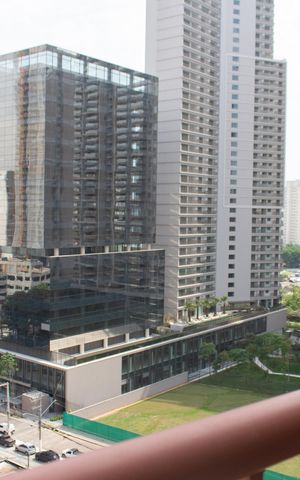 Studio para alugar com 28m², 1 quarto e sem vaga Studio para alugar com 28m², 1 quarto e sem vagaVista da varanda do studio