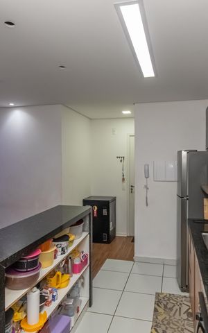 Apartamento à venda com 55m², 2 quartos e 1 vagaCozinha e Área de Serviço