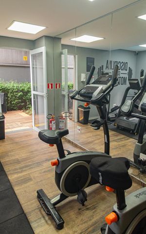 Studio à venda com 38m², 1 quarto e sem vaga Studio à venda com 38m², 1 quarto e sem vagaÁrea comum - Academia