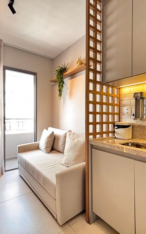 Apartamento para alugar com 25m², 1 quarto e sem vaga Apartamento para alugar com 25m², 1 quarto e sem vagaSala/Cozinha