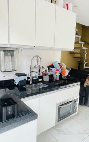 Casa de condomínio para alugar com 50m², 2 quartos e 2 vagas Casa de condomínio para alugar com 50m², 2 quartos e 2 vagasCozinha