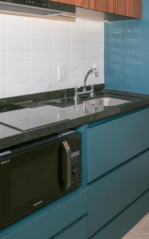 Apartamento para alugar com 33m², 1 quarto e sem vaga Apartamento para alugar com 33m², 1 quarto e sem vagaCozinha