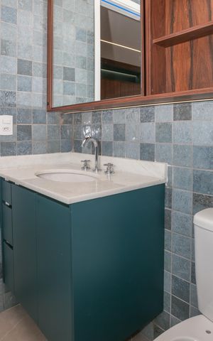 Apartamento para alugar com 33m², 1 quarto e sem vaga Apartamento para alugar com 33m², 1 quarto e sem vagaBanheiro