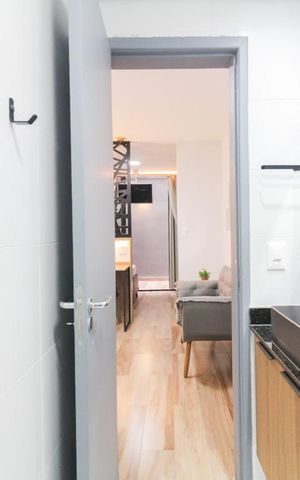 Studio para alugar com 35m², 1 quarto e sem vaga Studio para alugar com 35m², 1 quarto e sem vagaBanheiro