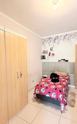 Casa à venda com 125m², 3 quartos e 2 vagasQuarto 3