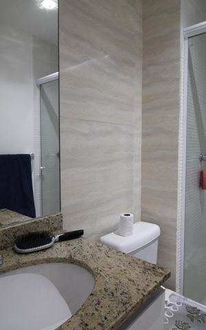 Apartamento à venda com 74m², 3 quartos e 1 vagaBanheiro