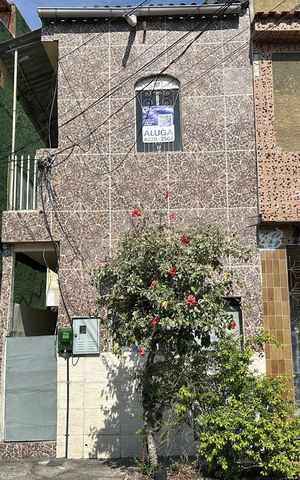 Casa para alugar com 44m², 1 quarto e sem vagaFachada + placa